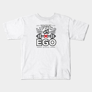 Humility Check: No Ego Lifting Today Kids T-Shirt